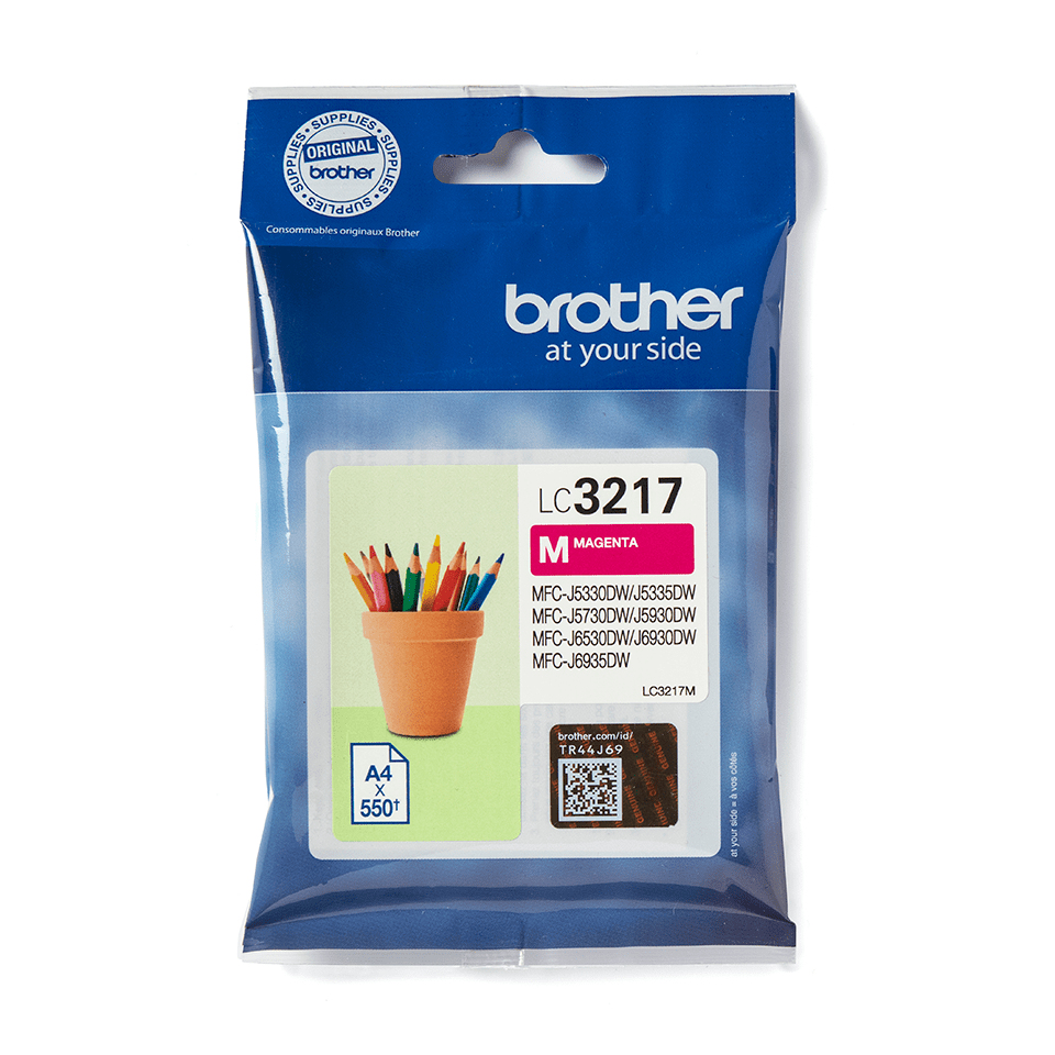 Brother LC3217M blekkpatron 1 stykker Original Fiolblå