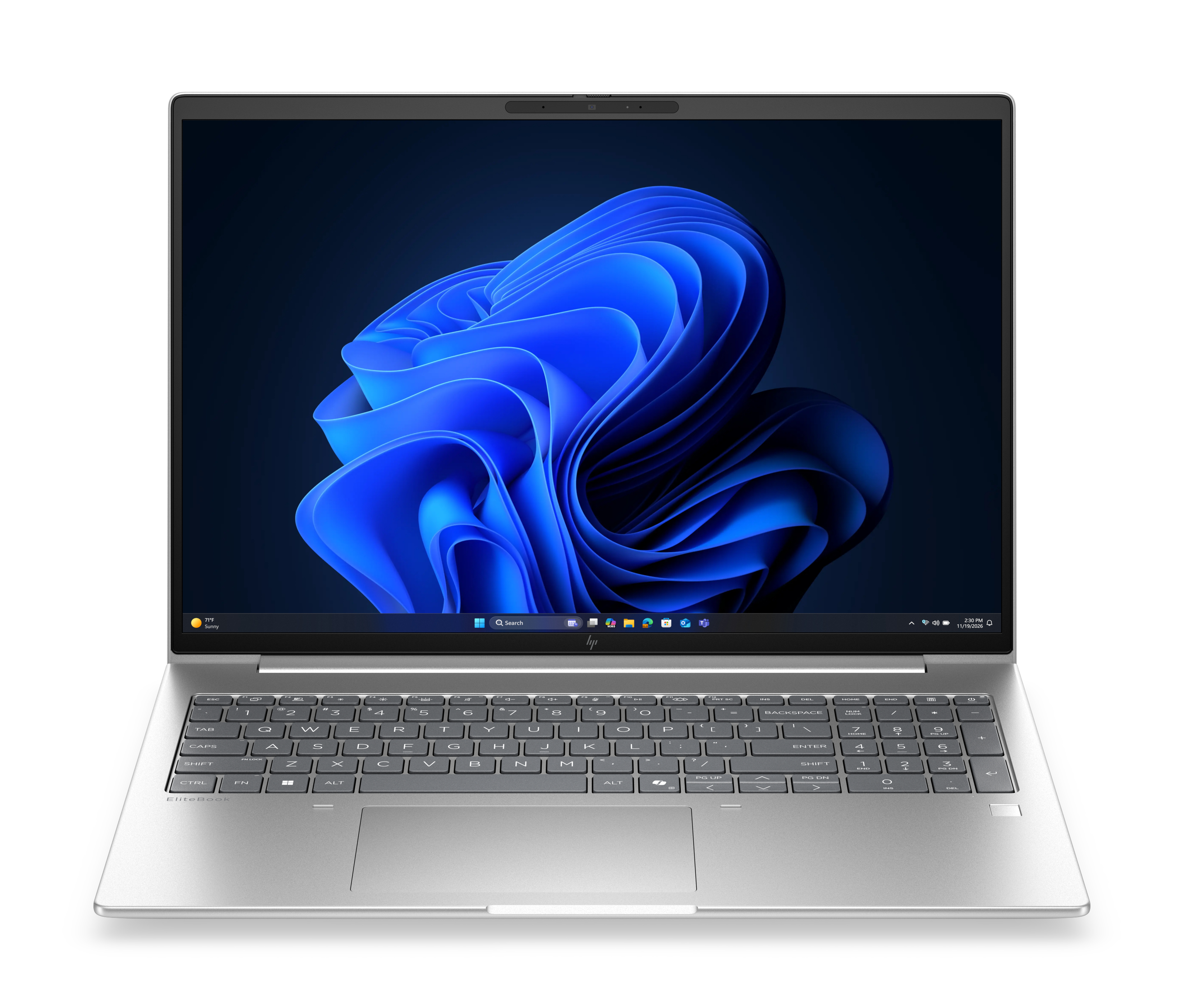 HP EliteBook 6 G2i 16 inch Notebook AI PC Intel Core 7 350 Laptop 40,6 cm (16") WUXGA 32 GB LPDDR5x-SDRAM 512 GB SSD Wi-Fi 7 (802.11be) Windows 11 Pro Sølv