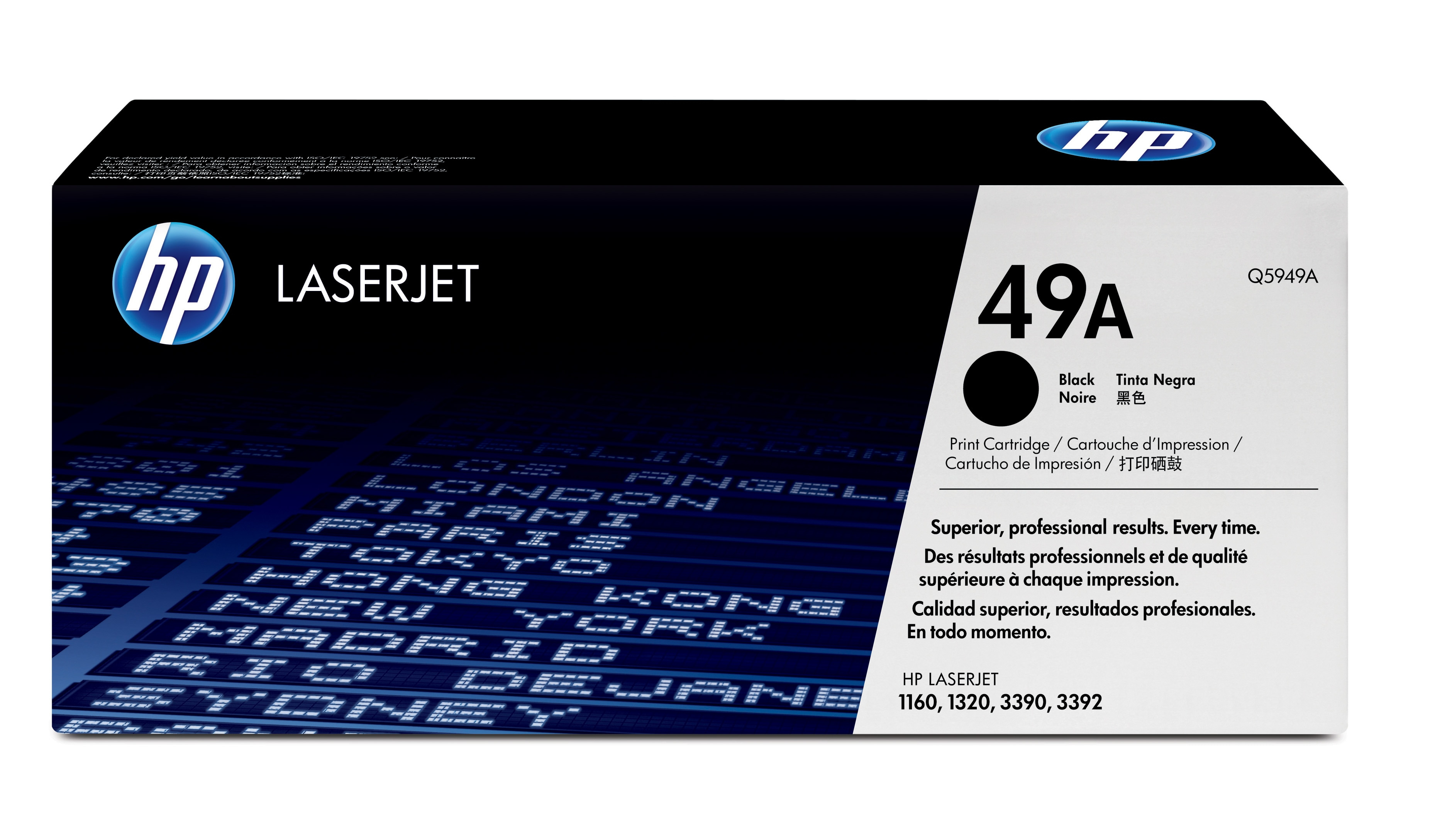 HP 49A svart original LaserJet-tonerkassett