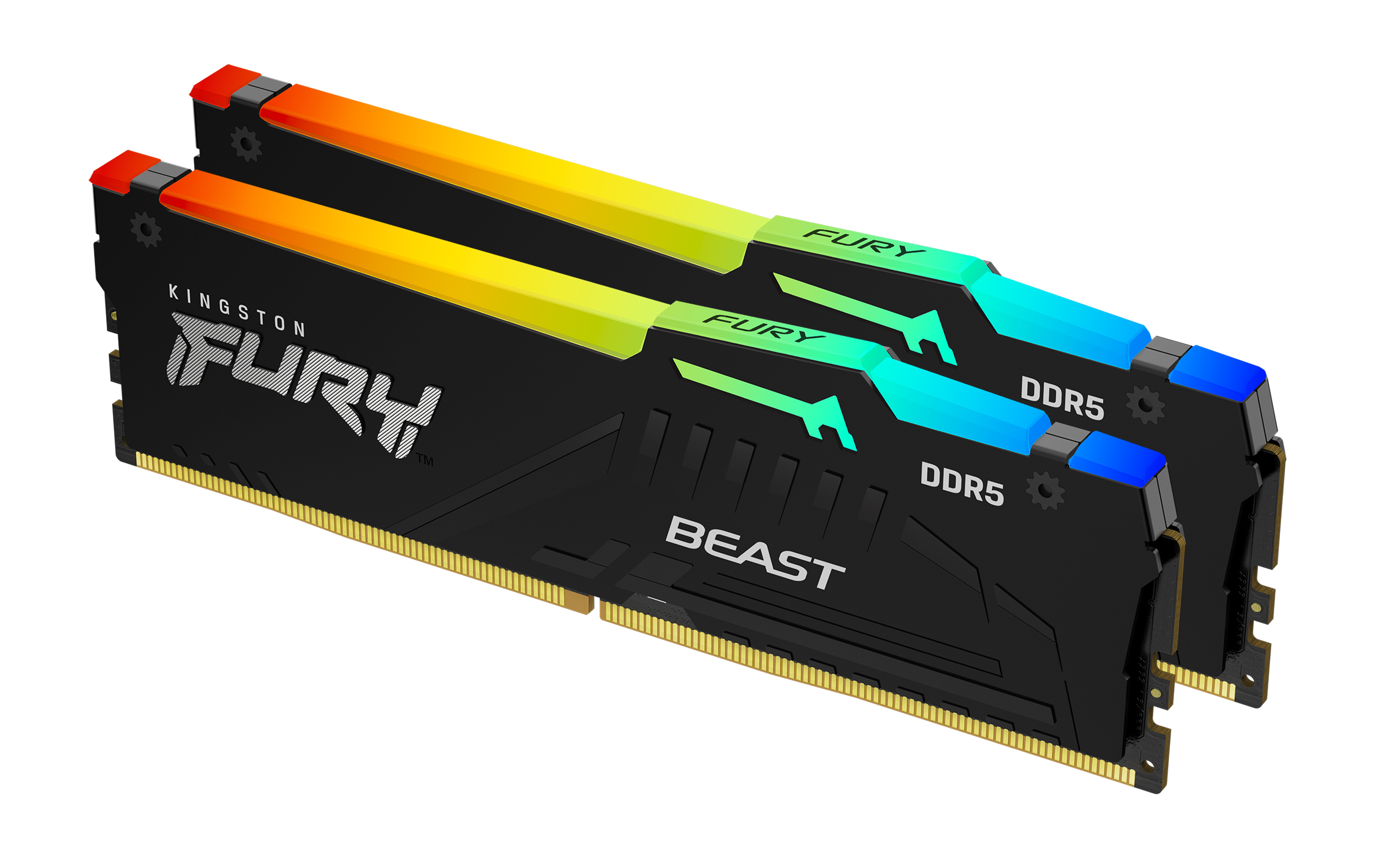Kingston Technology FURY Beast RGB minnemodul 32 GB 2 x 16 GB DDR5 6000 MT/s 288-pin DIMM