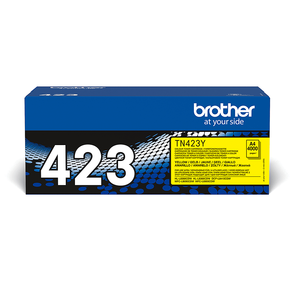 Brother TN-423Y tonerpatron 1 stykker Original Gult