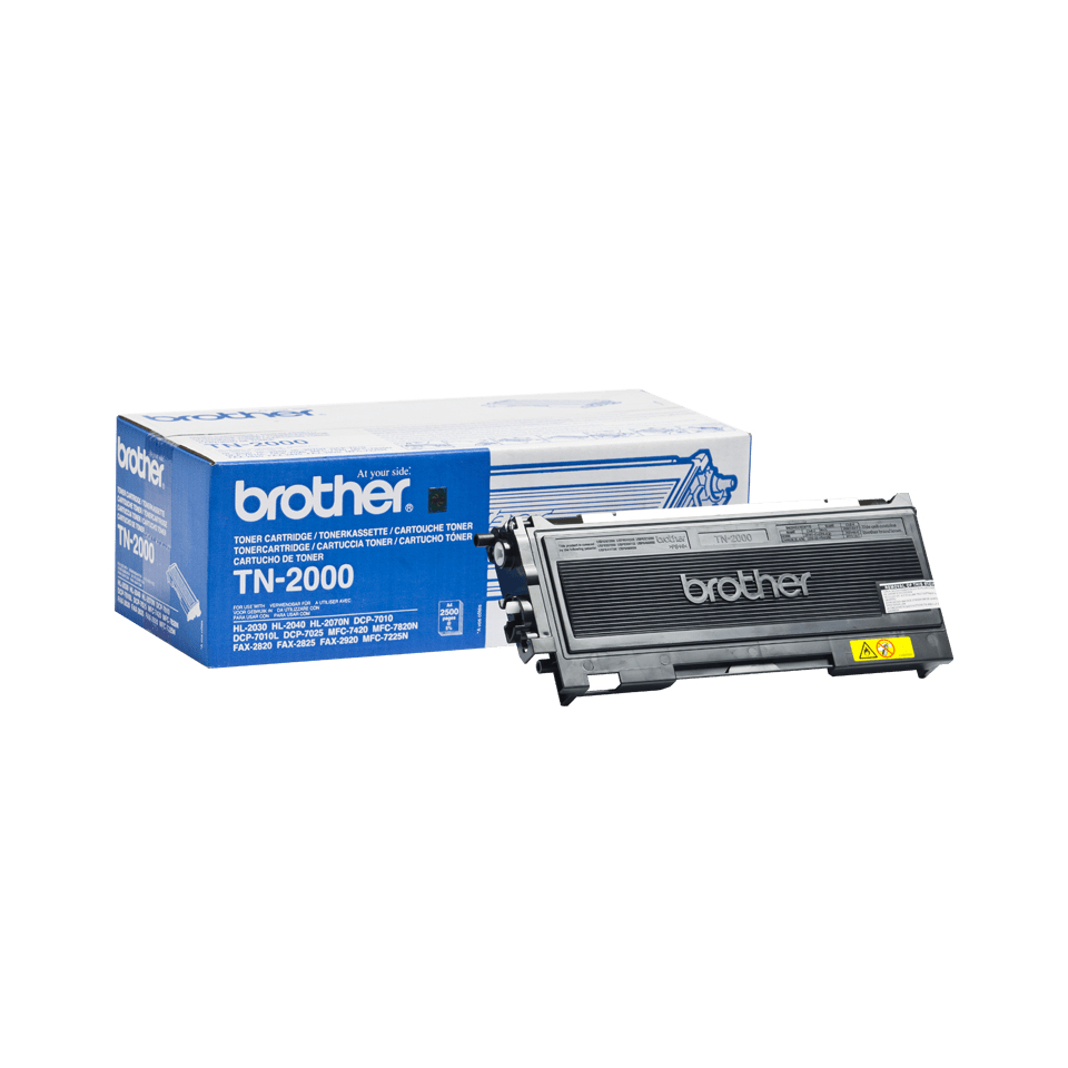 Brother TN-2000 tonerpatron 1 stykker Original Svart