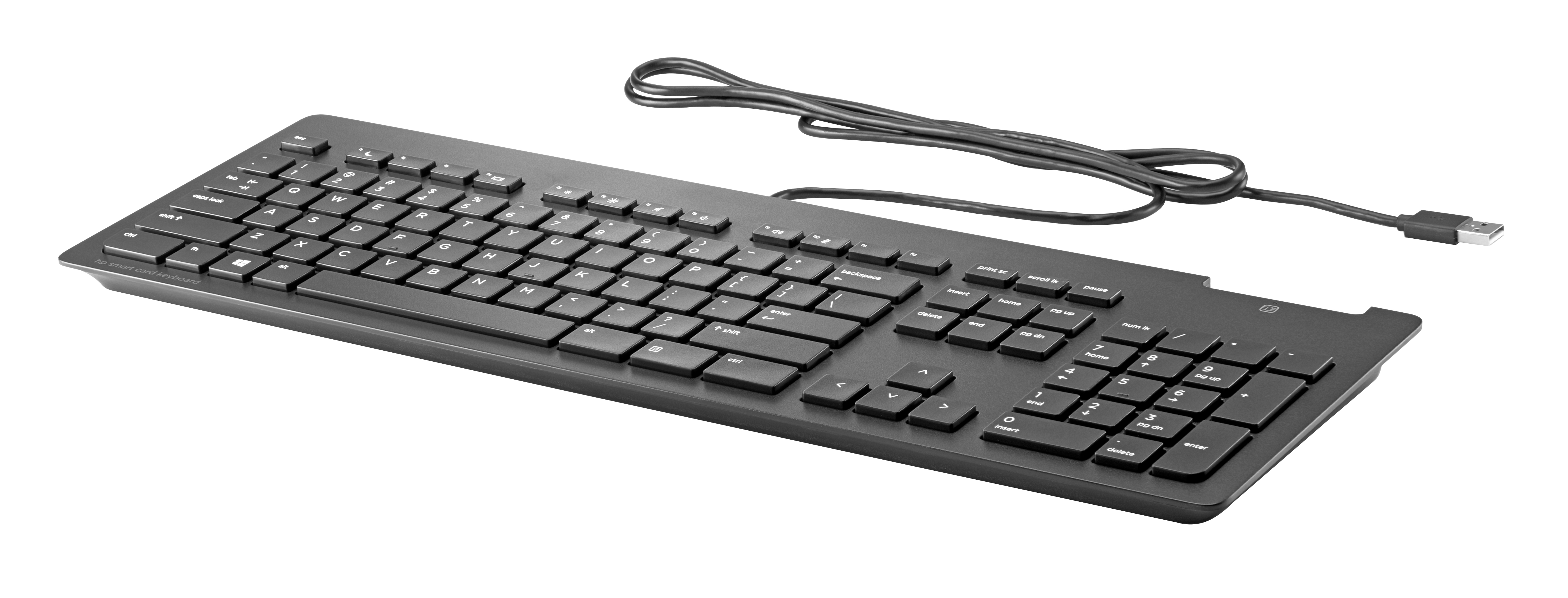 HP Bus Slim v2 USB-tastatur med smartkort