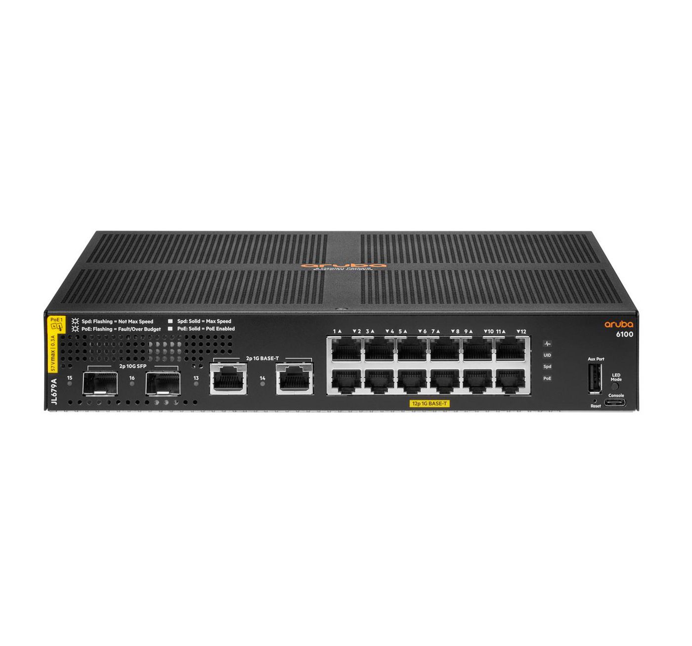 HPE Aruba 6100 Switch 12G CL4 2SFP+ 139W
