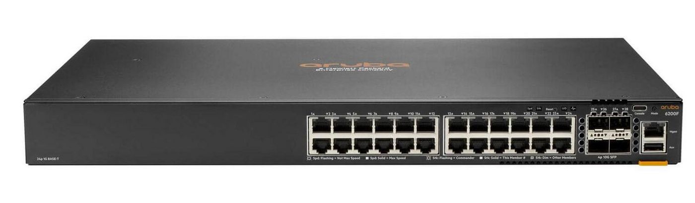HPE ANW 6200F 24G CL4 4SFP+370W SW DK en
