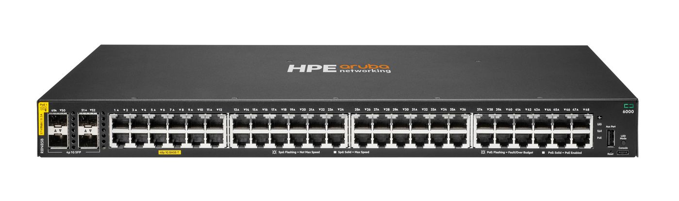 HPE ANW 6000 48G CL4 4F 370W Sw EU en