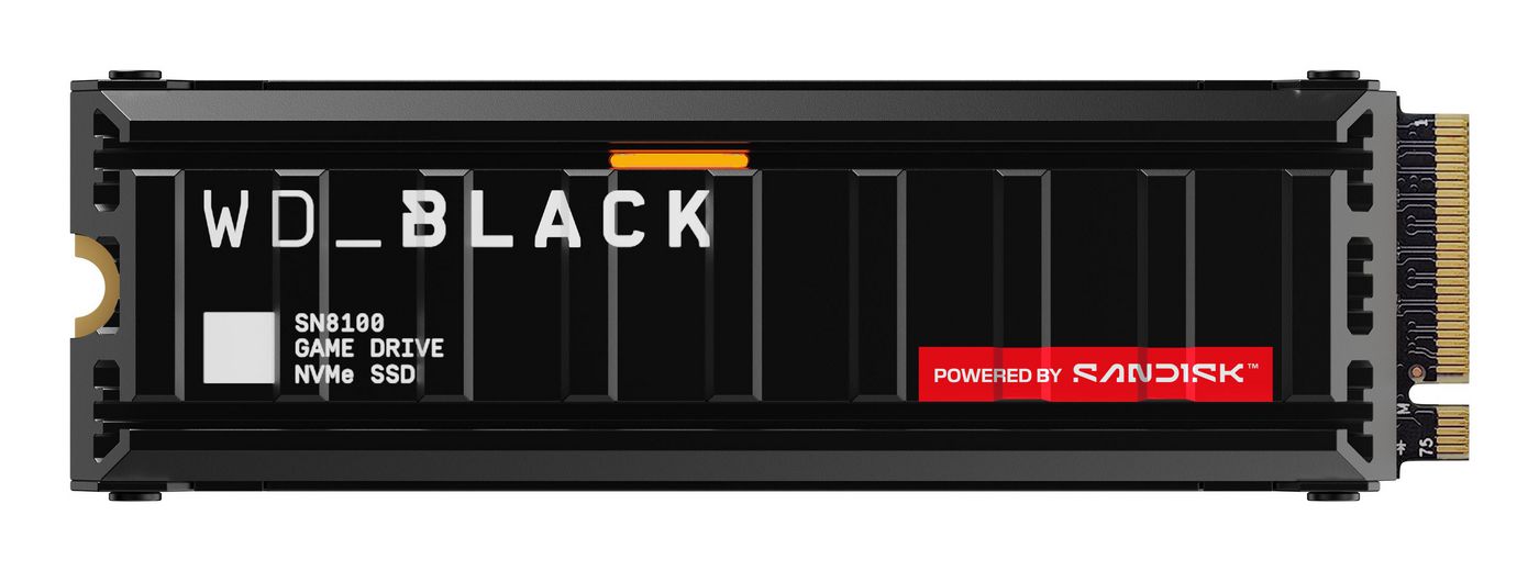 WD Black SN8100 NVMe SSD 4TB W/Heatsink