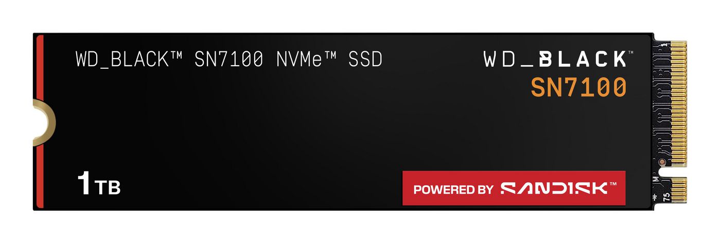 WD Black SN7100 NVMe SSD 1TB M.2 2280