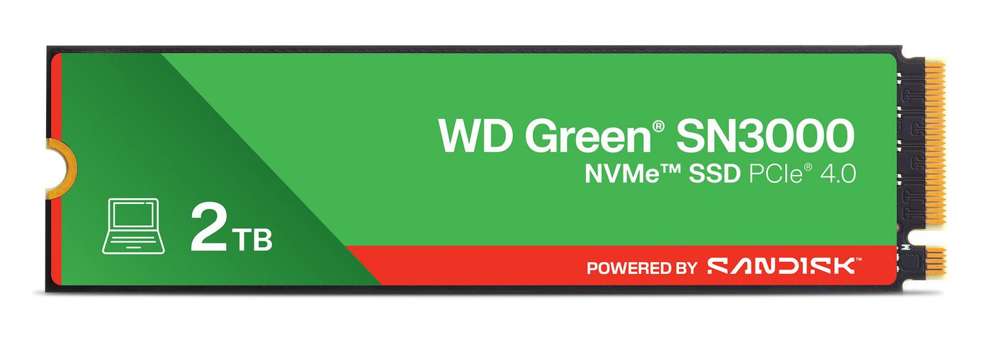 WD Green SN3000 NVMe SSD 2TB M.2 2280