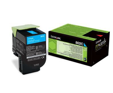 LEXMARK 80C20C0 return toner cyan