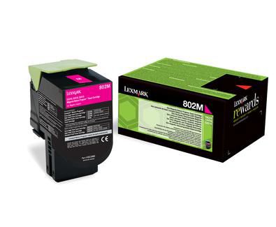 LEXMARK 80C20M0 return toner magenta