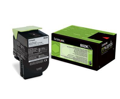 LEXMARK 80C20K0 return toner black