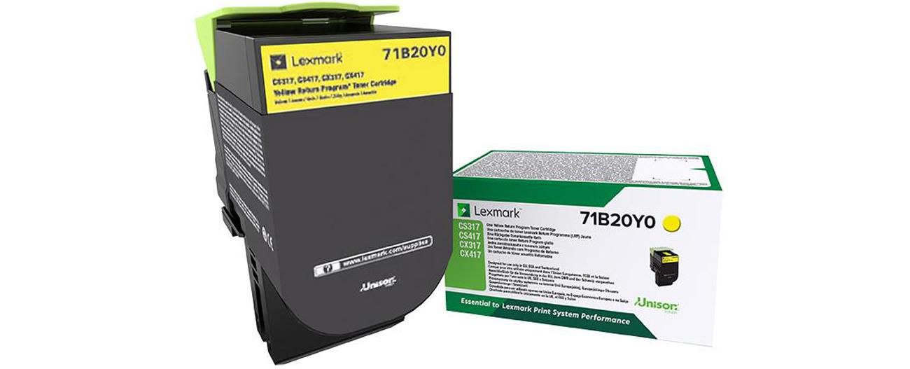 LEXMARK Return Prgm Yellow Toner 3K