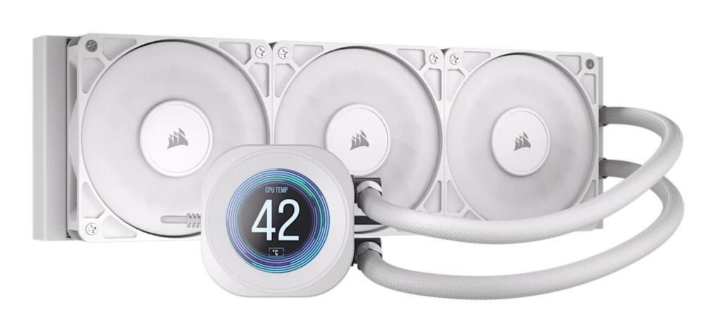 CORSAIR NAUTILUS 360 LCD White 360mm