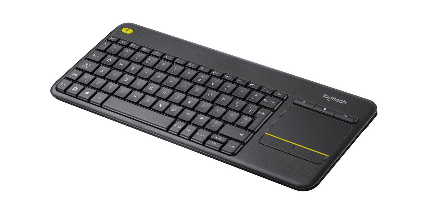 LOGI K400 Plus Touch Keyboard black (US)