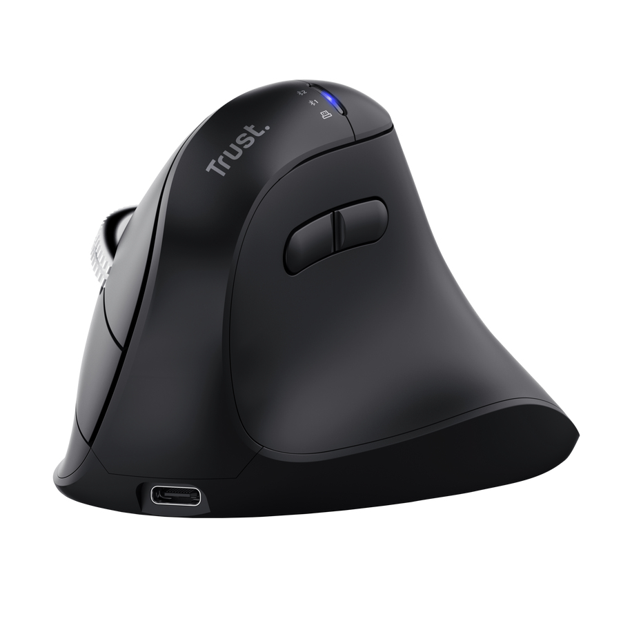Trust Vyran datamus Universell Høyre hendt RF trådløs + Bluetooth Optisk 4800 DPI