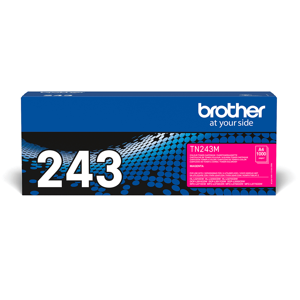 Brother TN-243M tonerpatron 1 stykker Original Fiolblå