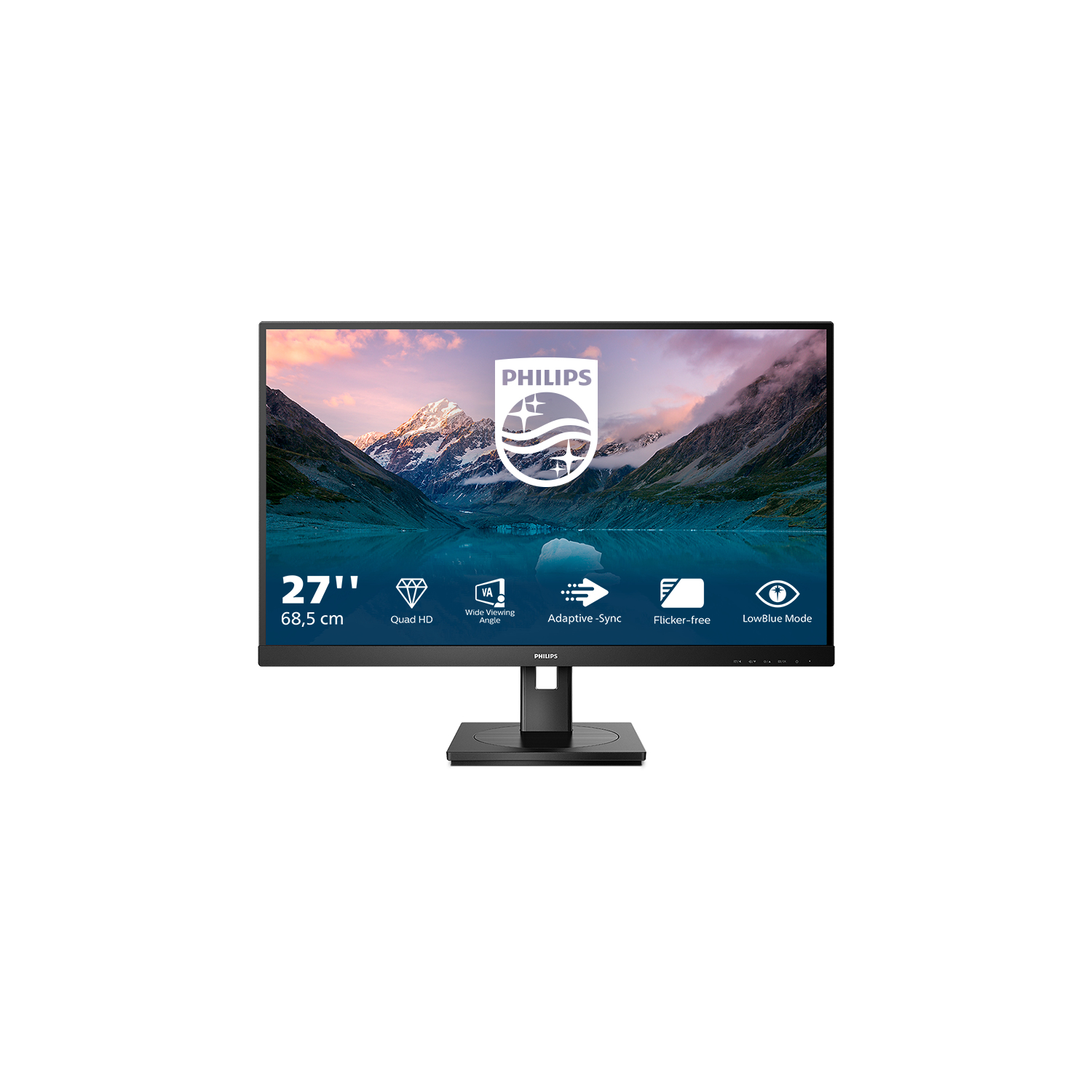 Philips 275S9JML/00 PC-skjerm 68,6 cm (27") 2560 x 1440 piksler Quad HD LCD Svart