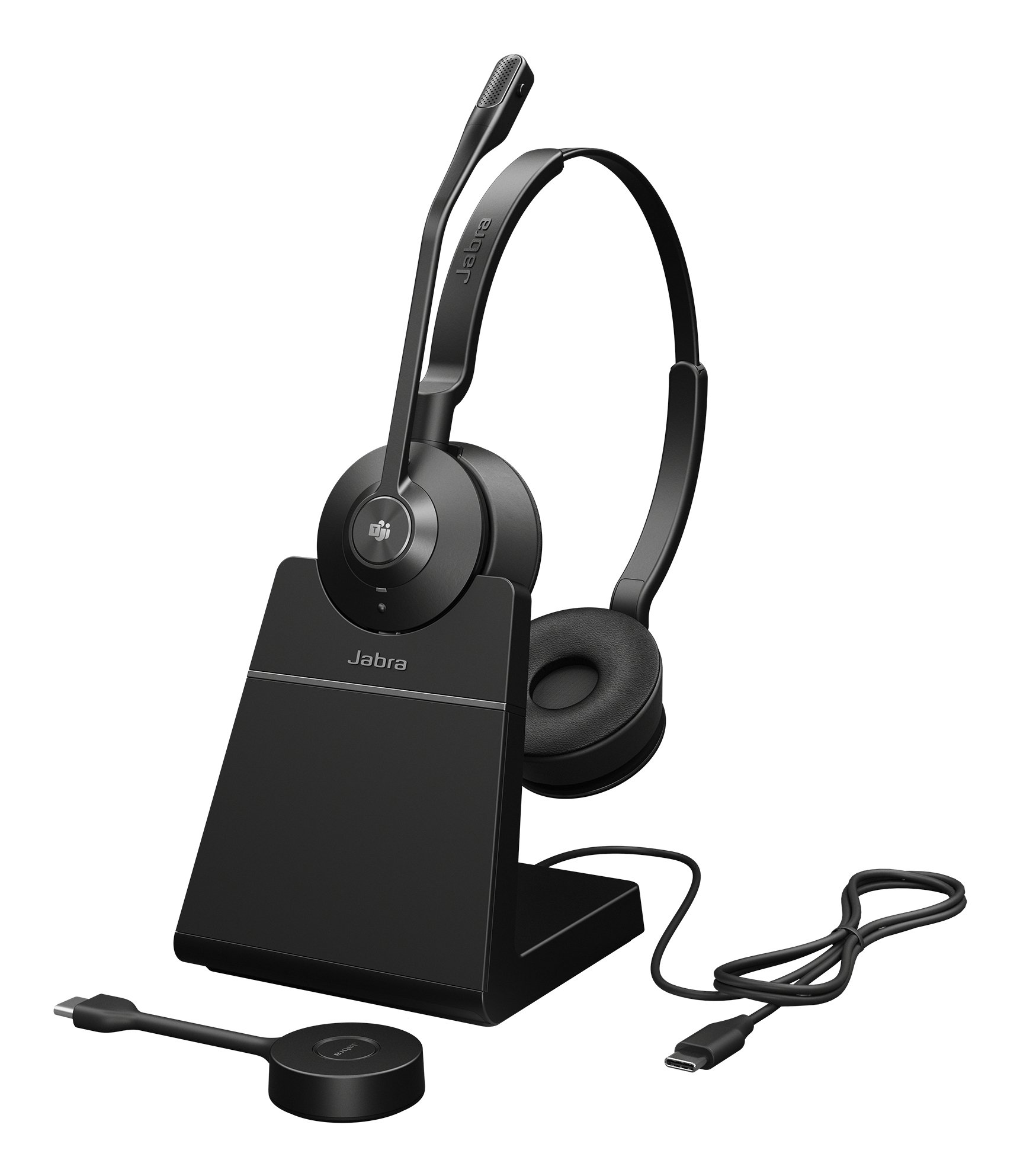 Jabra Engage 55 SE Hodesett Trådløs Hodebånd Kontor/kundesenter Svart