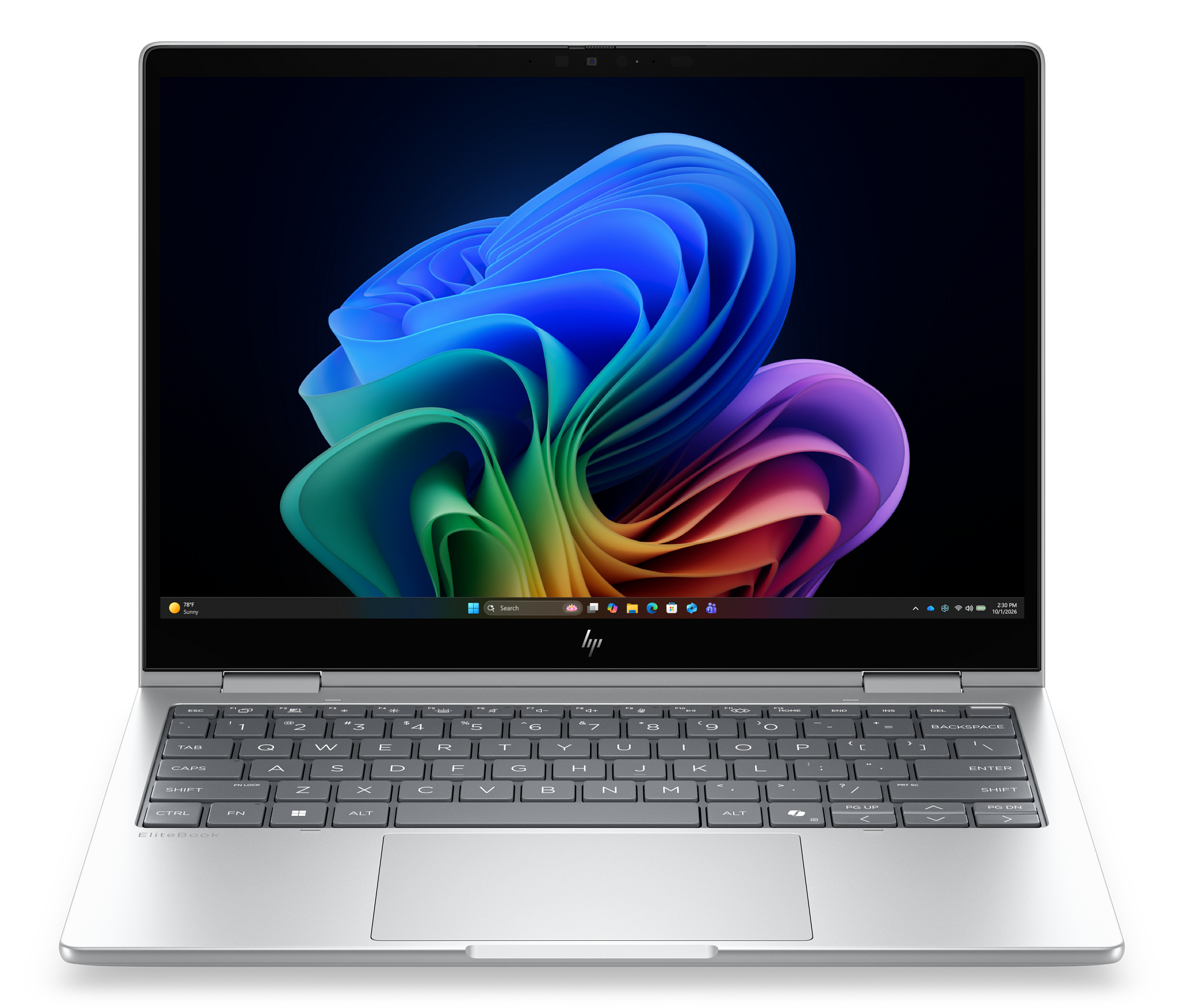 HP EliteBook 8 Flip G2i Next Gen AI Copilot+ PC Intel Core Ultra 5 325 Laptop 33,8 cm (13.3") Berøringsskjerm WUXGA 32 GB LPDDR5x-SDRAM 512 GB SSD Wi-Fi 7 (802.11be) Windows 11 Pro Sølv