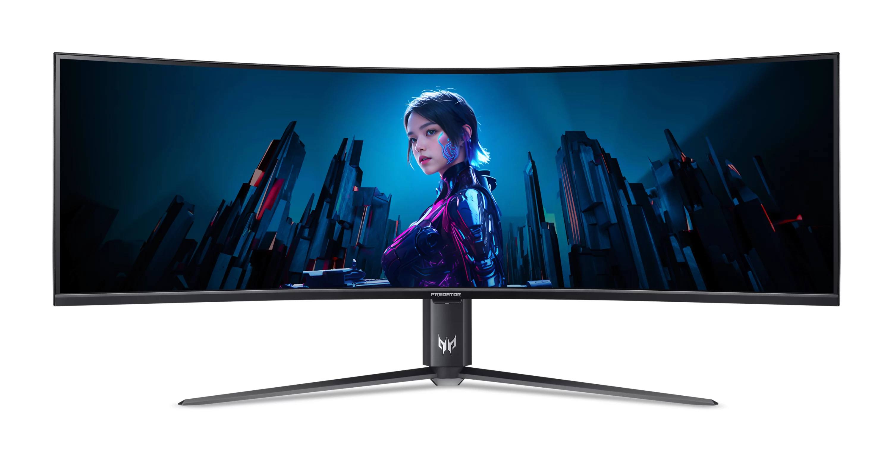 Acer UM.NZ7EE.001 PC-skjerm 144,8 cm (57") 7680 x 2160 piksler Svart