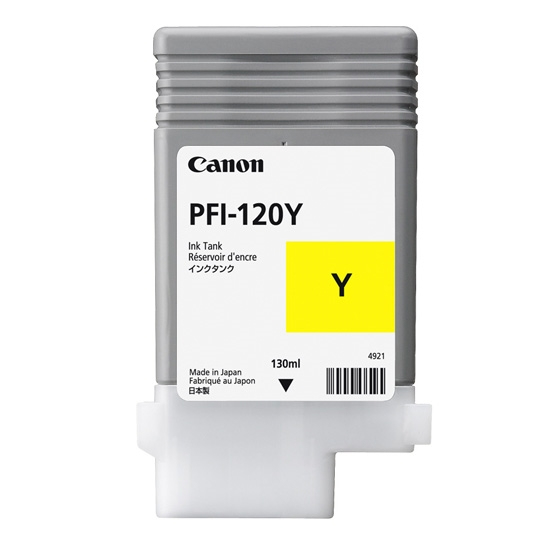 Canon PFI-120Y blekkpatron 1 stykker Original Gult
