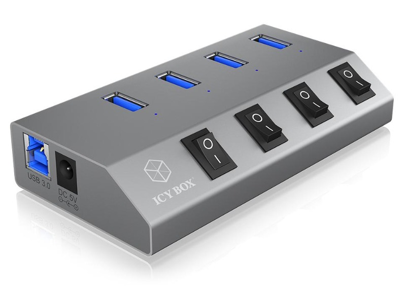 4 PORT USB 3.2 GEN 1 HUB & CHARGER  IB-HUB1405.