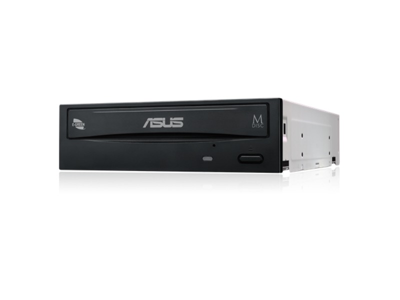 ASUS DVD Writer, DRW-24D5MT (Sort) Intern DVD skriver, SATA, DVD+R: 24x, DVD+DL: 12x, CD-R: 48x, Power2Go 8, Retail