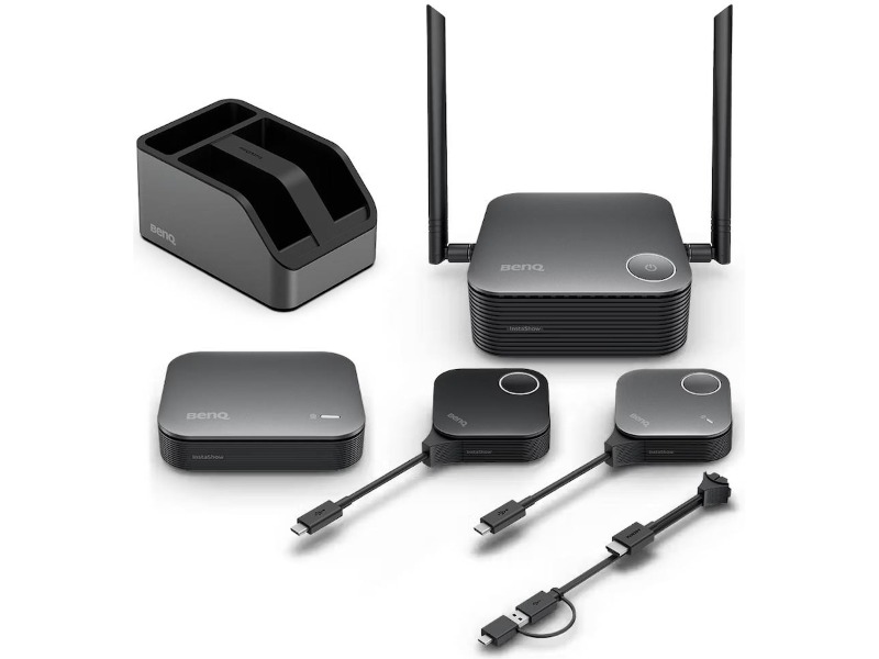 BenQ Instashow VS25 Plug&Play trådløs videokonferanse og presentasjon. USB-C og HDMI/USB sender