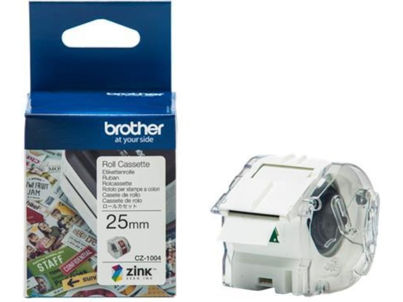 Brother CZ-1004 tape white 25mm x 5m