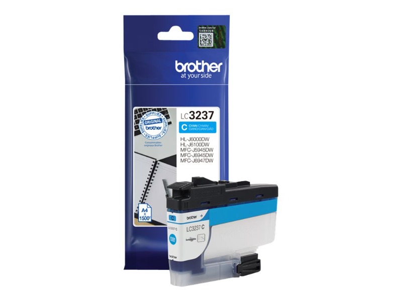 Brother LC3237C - Cyan - original - blekkpatron - for Brother HL-J6000DW, HL-J6100DW, MFC-J6947DW