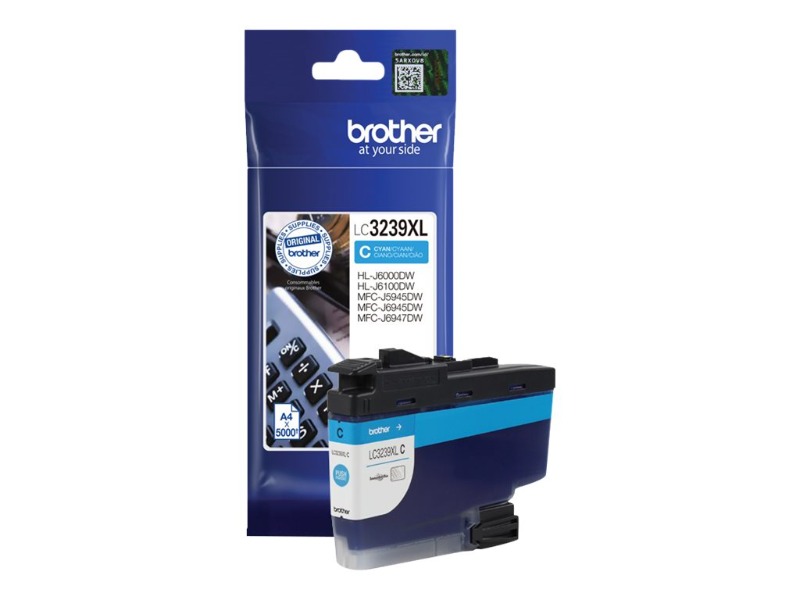 BROTHER LC3239XLC Ink Cyan 5000 pages