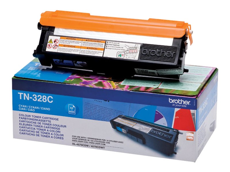 Brother TN-328C Toner cyan 6K