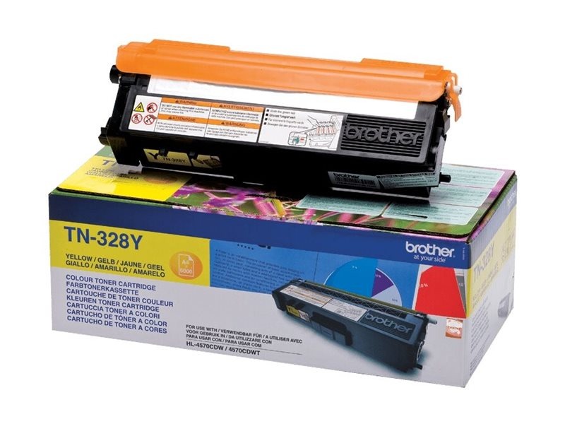 Brother TN328Y Toner yellow 6K