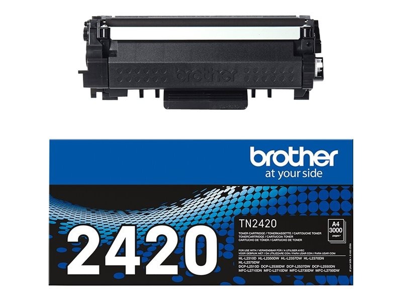 Brother TN2420 Svart - original - tonerpatron