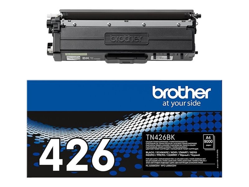 Brother Toner TN426BK Sort Sort, 9000 sider