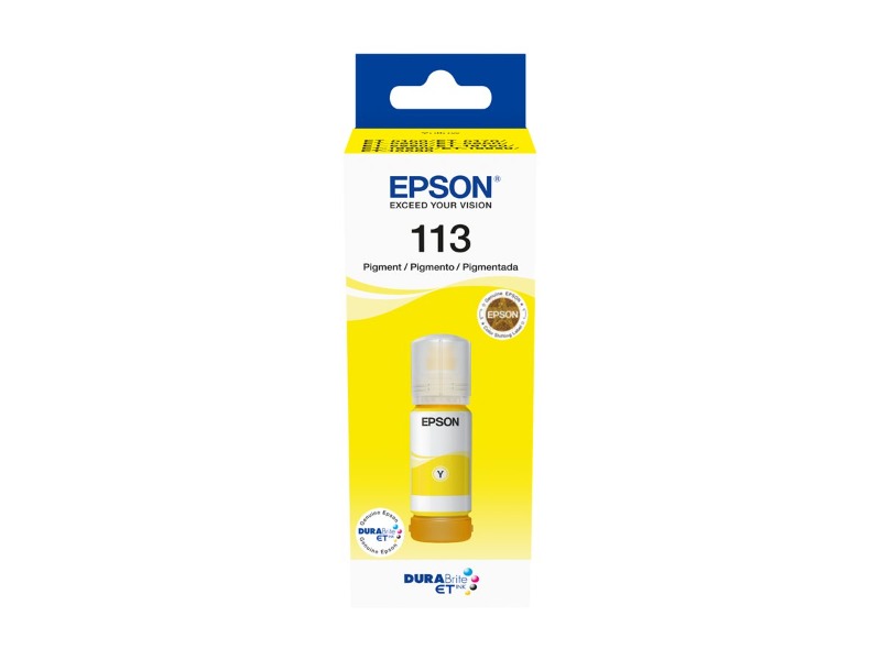 Epson 113 EcoTank Pigment Yellow ink bottle