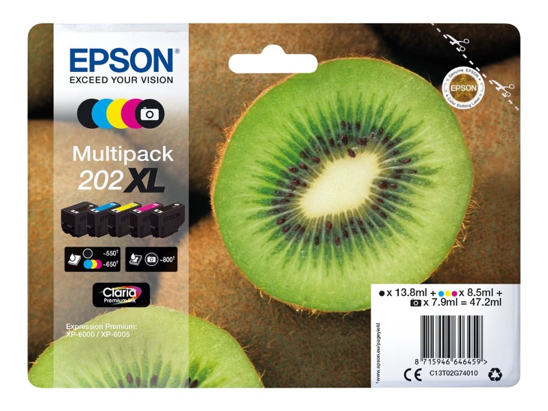 Epson 202XL Multipack (5clr) Claria Premium XP-6000/6005