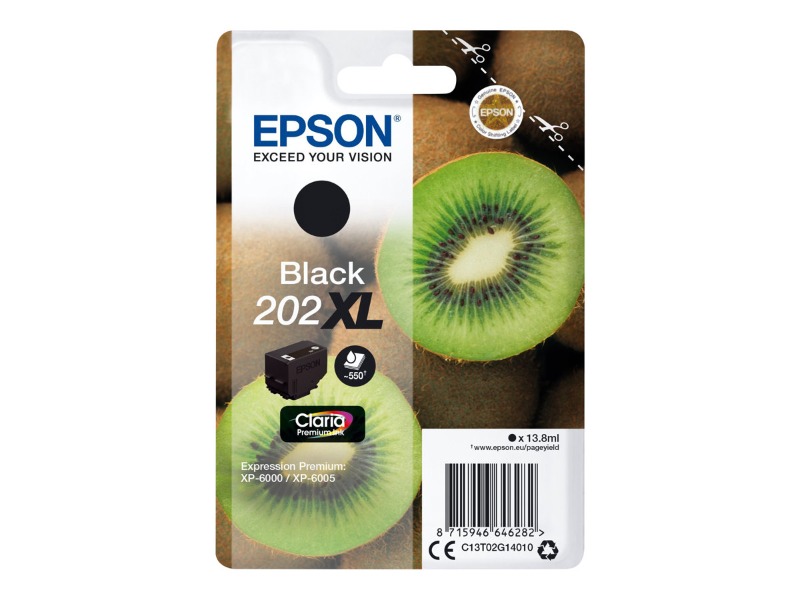 Epson 202XL sort Claria Premium XP-6000/6005