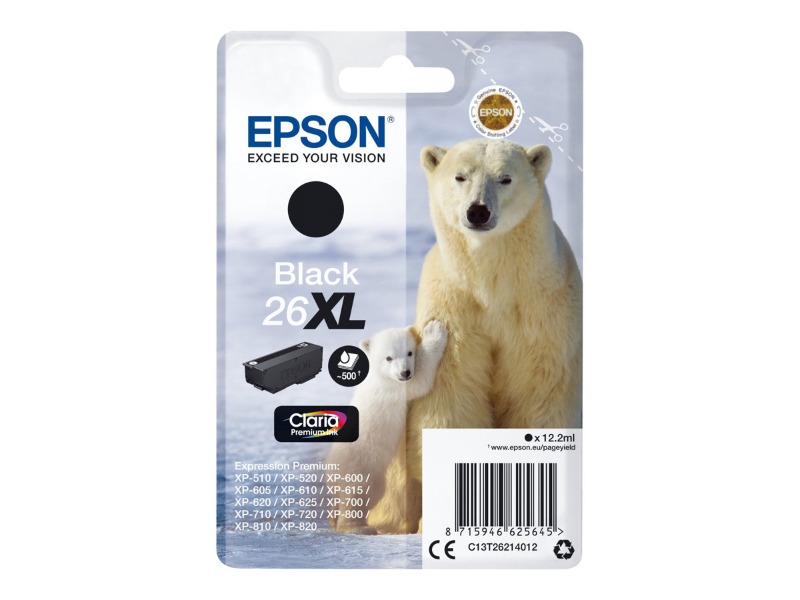Epson 26XL Black ink cartridge