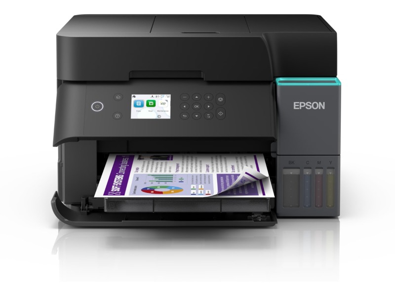 Epson EcoTank ET-3950 blekkskriver 3-i-1 enhet, blekktanksystem, WiFi/WiFi Direct/Ethernet, ADF, 6.1 cm LCD