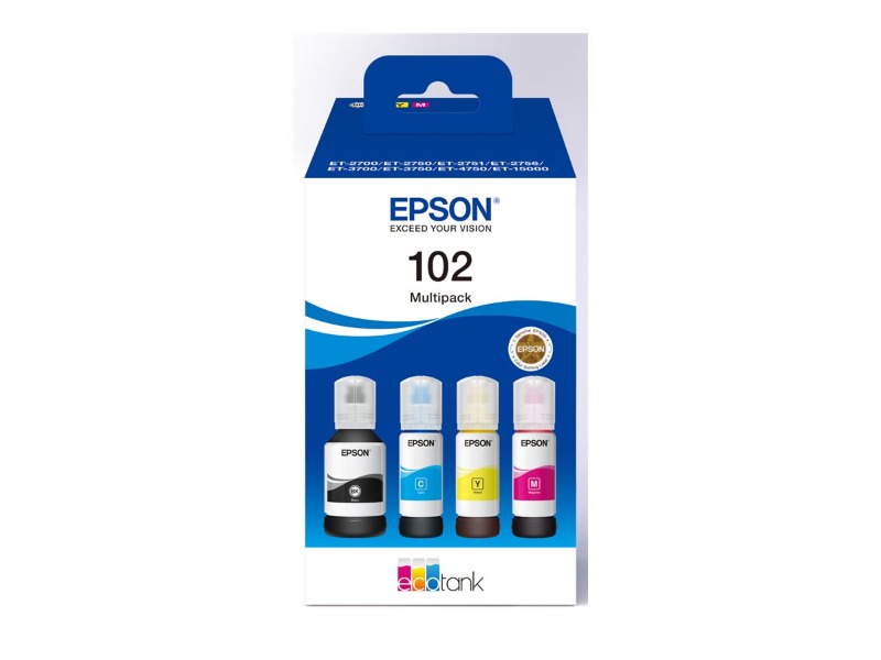 Epson 102 EcoTank Multipack ink bottles