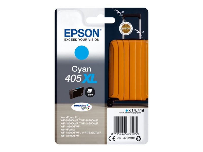 Epson Blekk 405XL Cyan