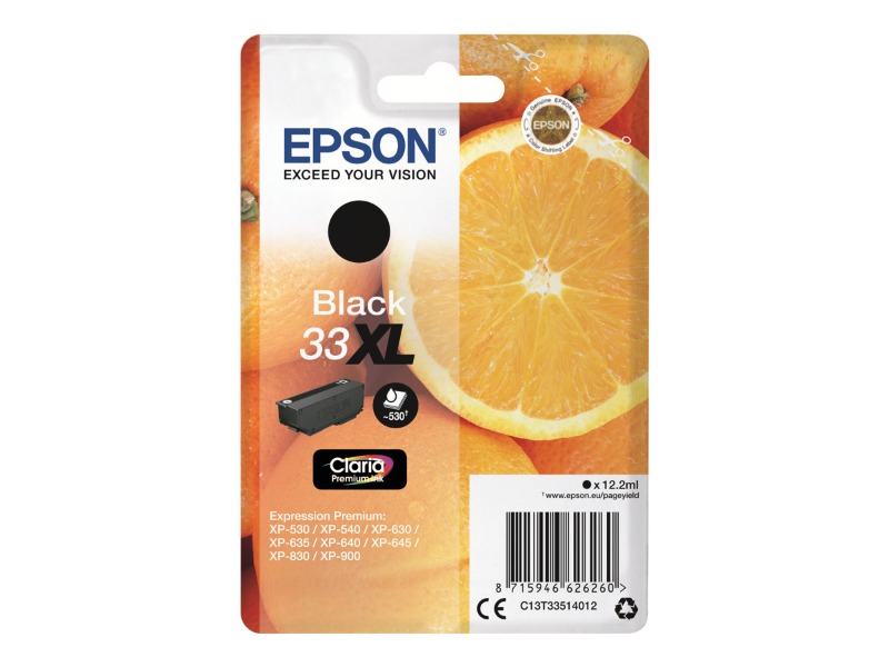 Epson Blekk 33XL Sort