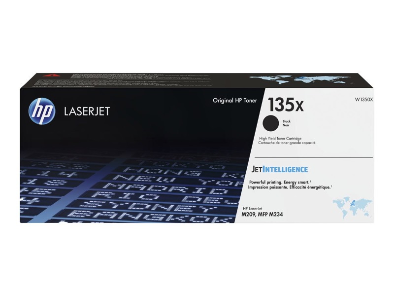 HP 135X - Høy ytelse - svart - original - LaserJet - tonerpatron (W1350X) - for LaserJet M209, MFP M234