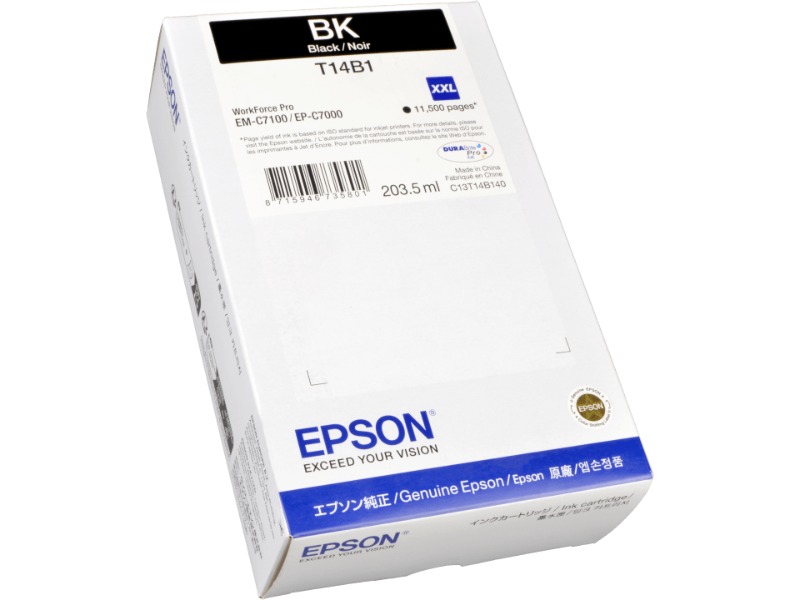 WF Pro EM-C7100/EP-C7000 Series Ink XXL Black 11,5k