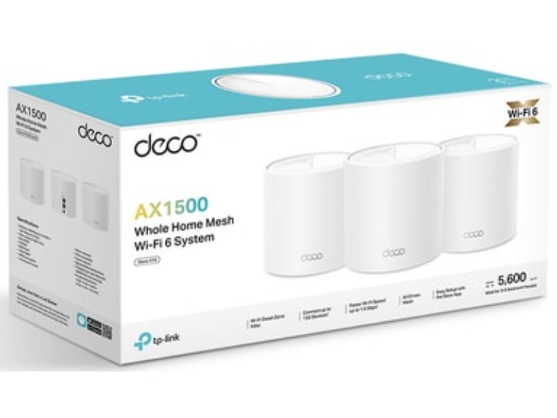 TP-Link Deco X60 WiFi 6 mesh-system (Whole Mesch Wi-fi 6 System)