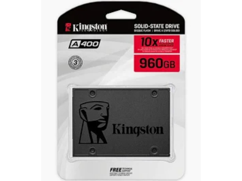 Kingston A400 960GB SSD 2.5 SATA 3.0, 2.5", TLC, up to 500/450/s read/write, 7mm