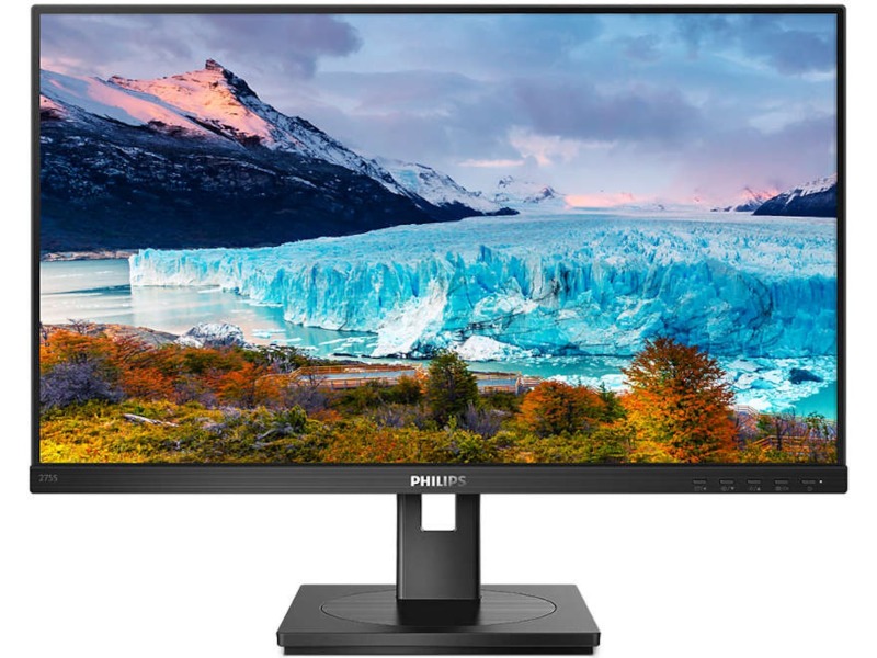 Philips 27" skjerm 275S1AE/00 2560x1440 IPS, 75hz, 4ms, 1000:1 Speakers, DVI/HDMI/DP