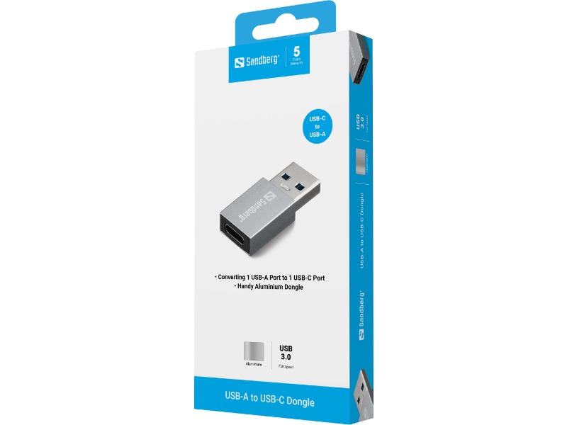 Sandberg USB-A to USB-C Dongle